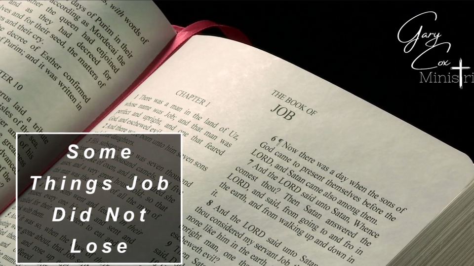 Some Things Job Did Not Lose